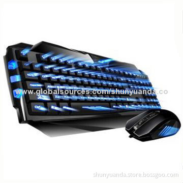 Fashion gaming keyboard 104-key keyboard keys, four-star waterproof